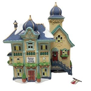 Department 56 Alpine Village Series Danube Music Publisher Vintage Christmas